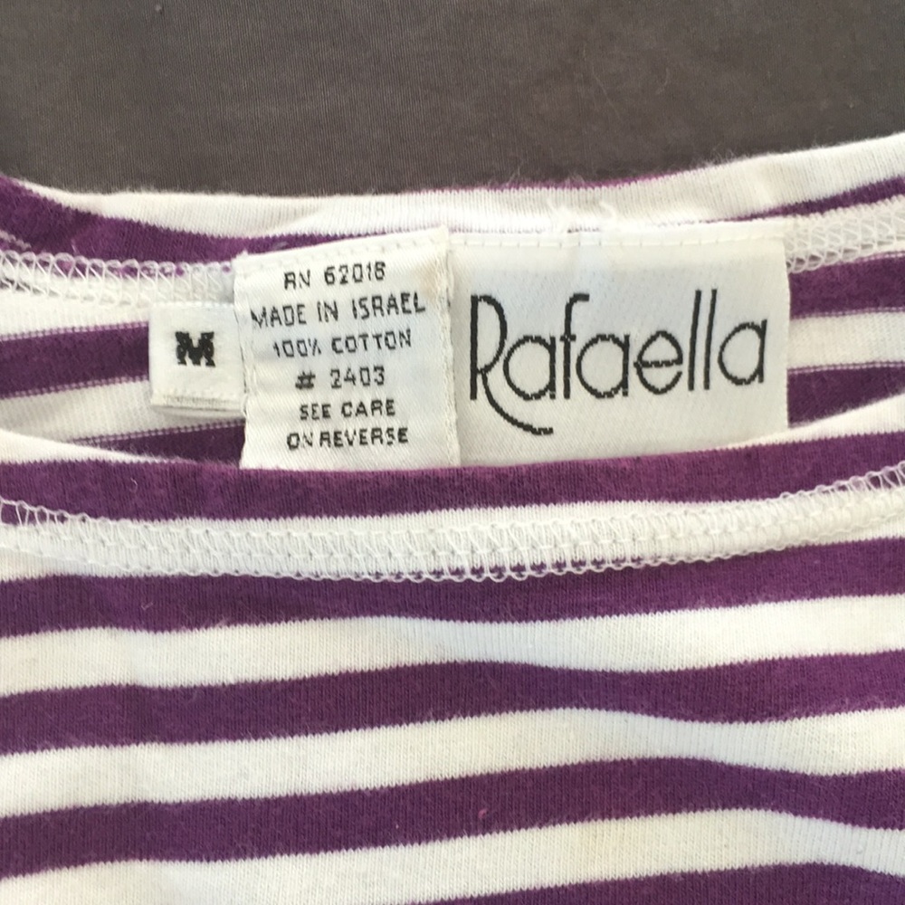 Medium Purple Striped Rafaela Shirt - Picture 2 of 5